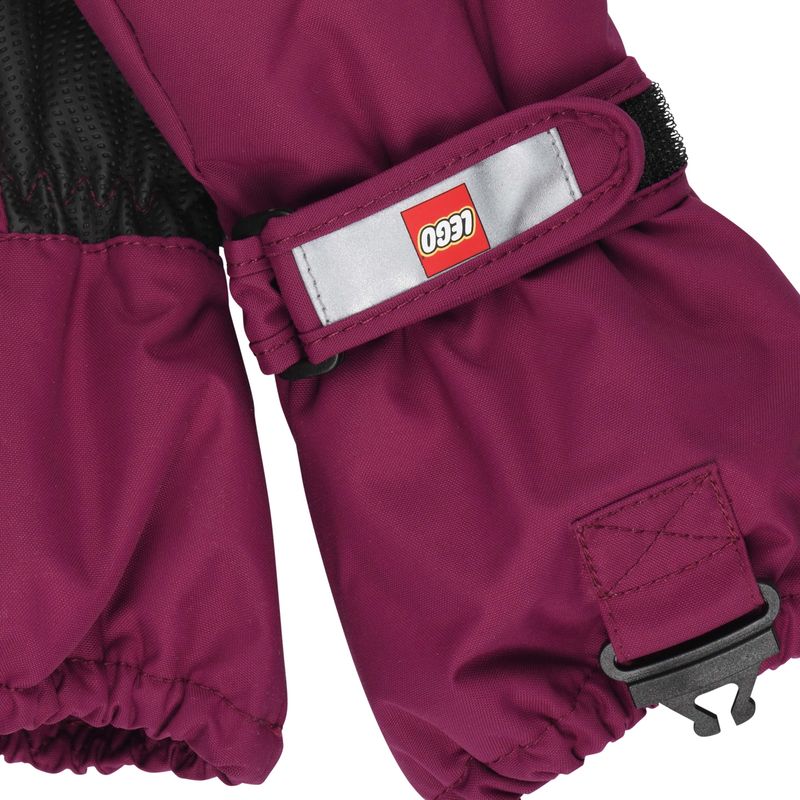 Lego Kidswear, Iconic,MITTENS W/MEM., Bordeaux