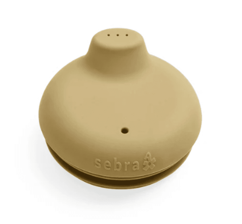 Sebra Silicone lid, Wheat yellow