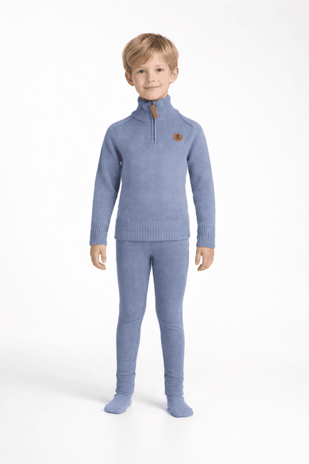 Hovedbilde Bruse strikket ullsett, Beitostølen, Blå