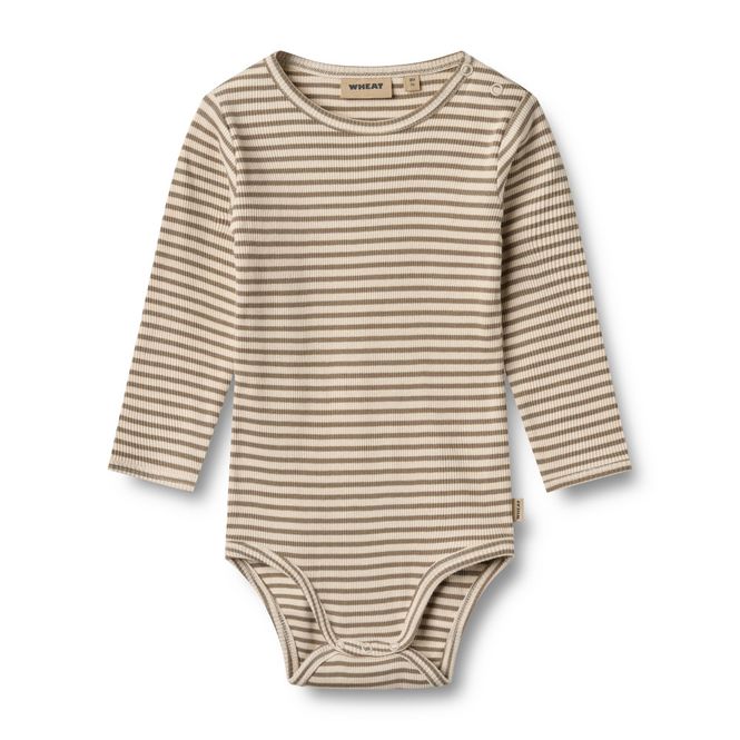 Hovedbilde Wheat, Body L/S Berti Baby, Stone Stripe
