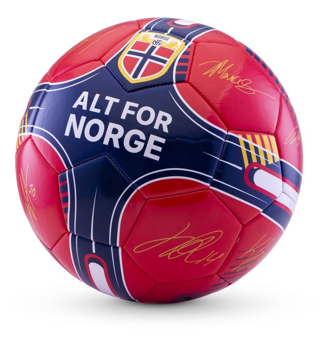 Hovedbilde NOR Fotball Rød str. 5