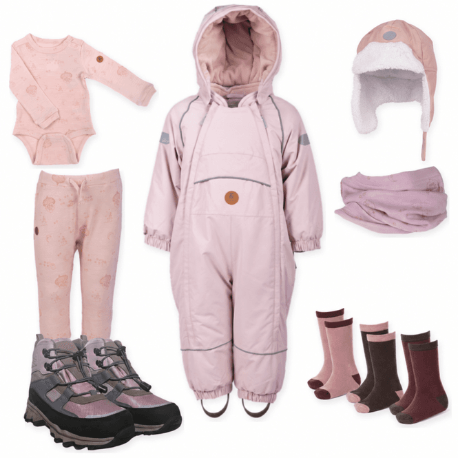 Hovedbilde Bruse Vinterpakke baby - Pink Mix