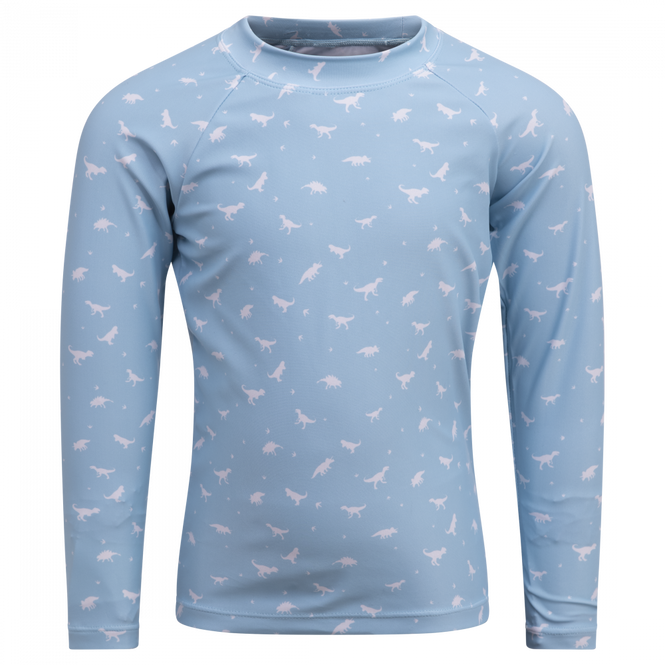 Hovedbilde Bablegøye UV Longsleeve Swimtop, Dusty Blue (UPF 50+)