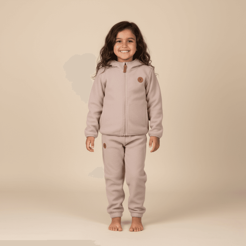 Bruse fleeecesett, Gaupa, Mocha Meringue