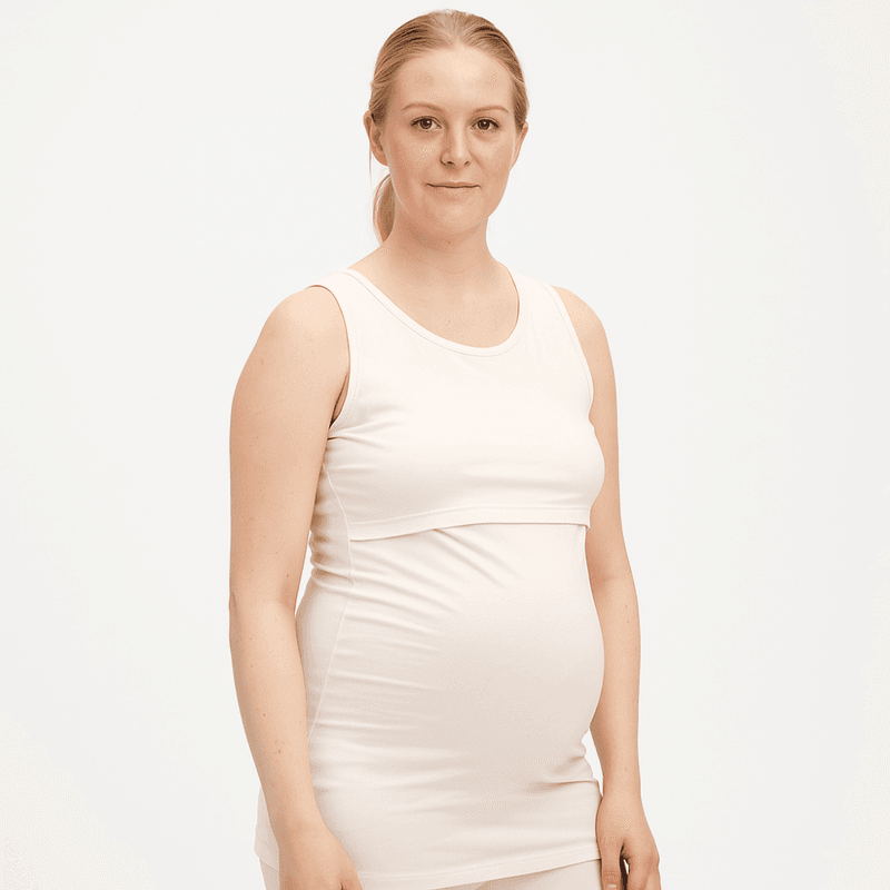 BBcomfort  Organic Amme Singlet White