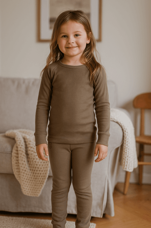 Bruse superundertøy sett, Rasle, Covert Green