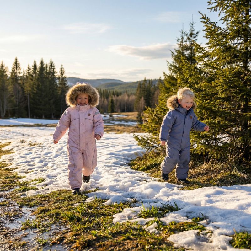 Bruse vinterdress, Nysnø, Fawn