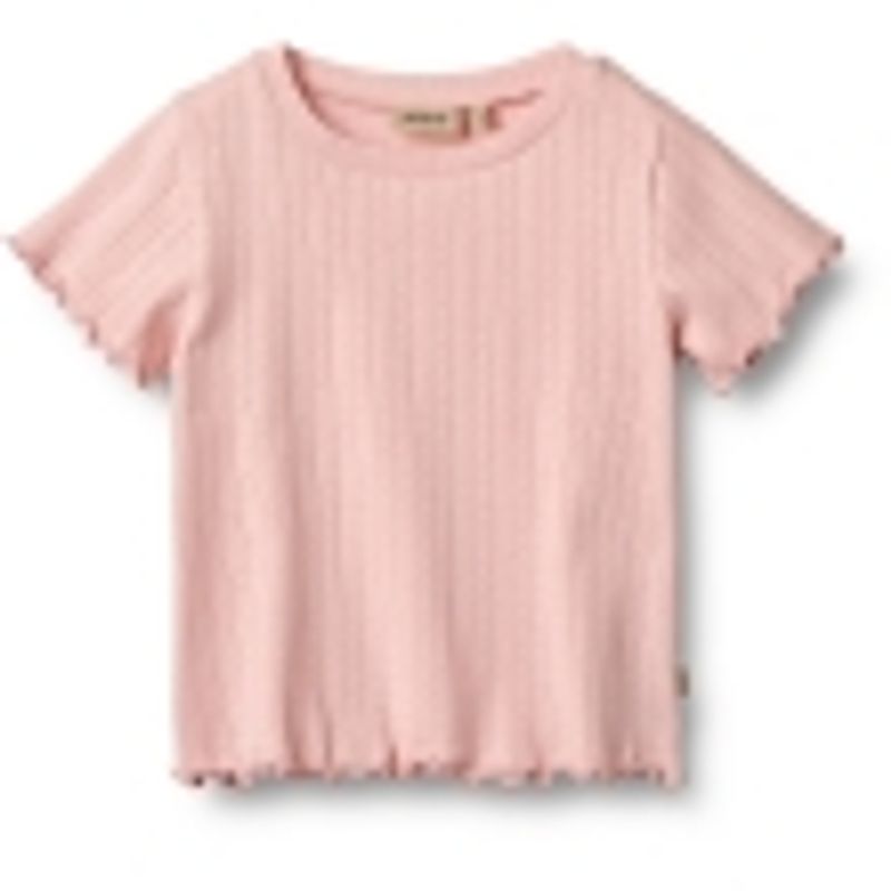 Wheat, Rib T-Shirt Irene, Rose sprinkle
