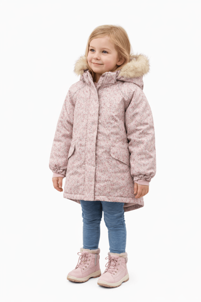 Wheat, Jacket Mathilde, Rose Dust Flowers (128/8år)