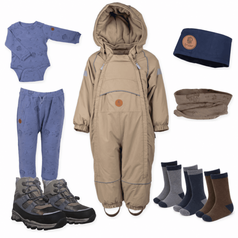 Bruse Vinterpakke baby - Covert Green