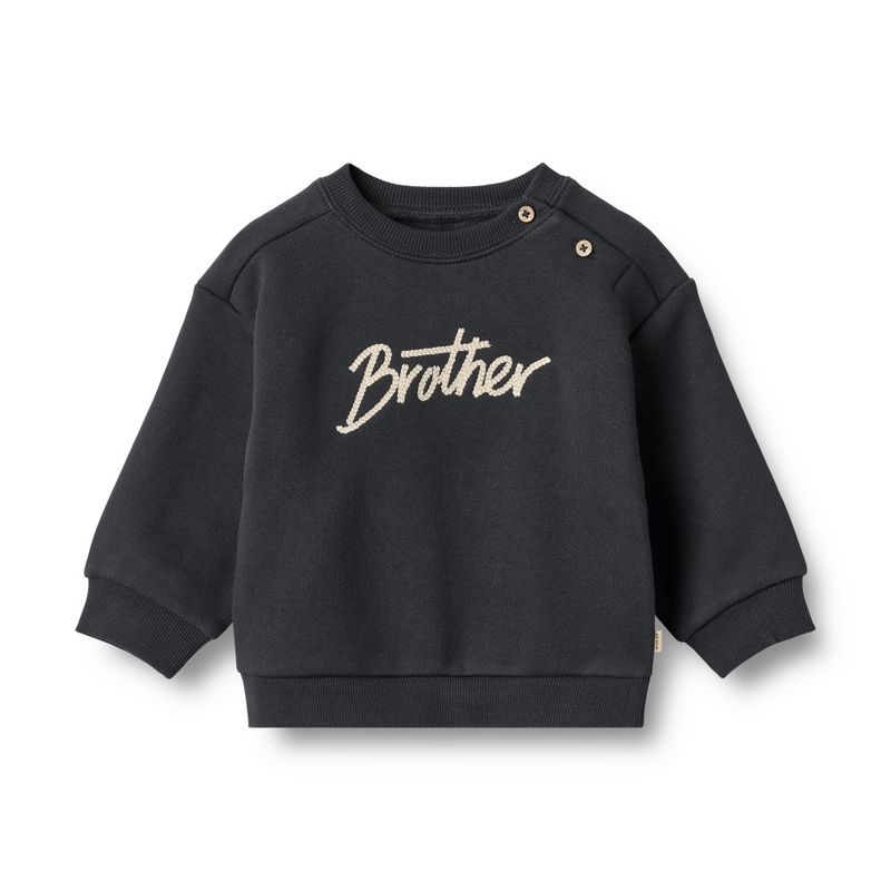 Wheat, Sweatshirt L/S Sander Baby, Navy