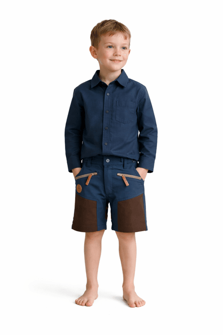 Hovedbilde Bruse softshell shorts, Basstuvåga, Moonlit Ocean