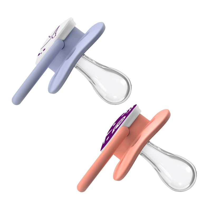 Next Dr. Brown`s Advantage Pacifiers Glow in the dark 0-6 months, pink 2pk