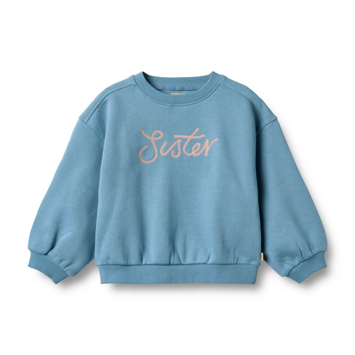 Wheat, Sweatshirt L/S embroidery Eliza, Winter Blue (98/3år)