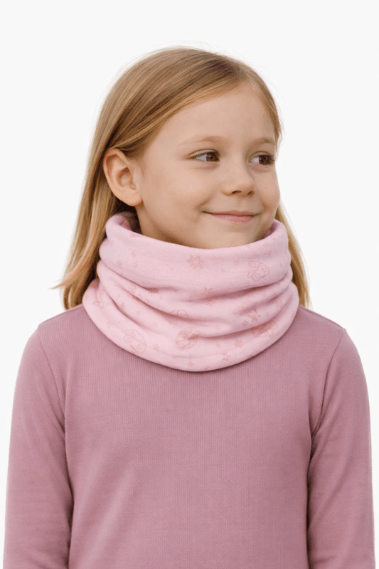 Bruse Sogn hals med merinoull, Peach Whip