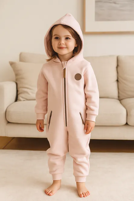 Hovedbilde Bruse Bomull Jumpsuit, Gran, Peach Whip lyserosa