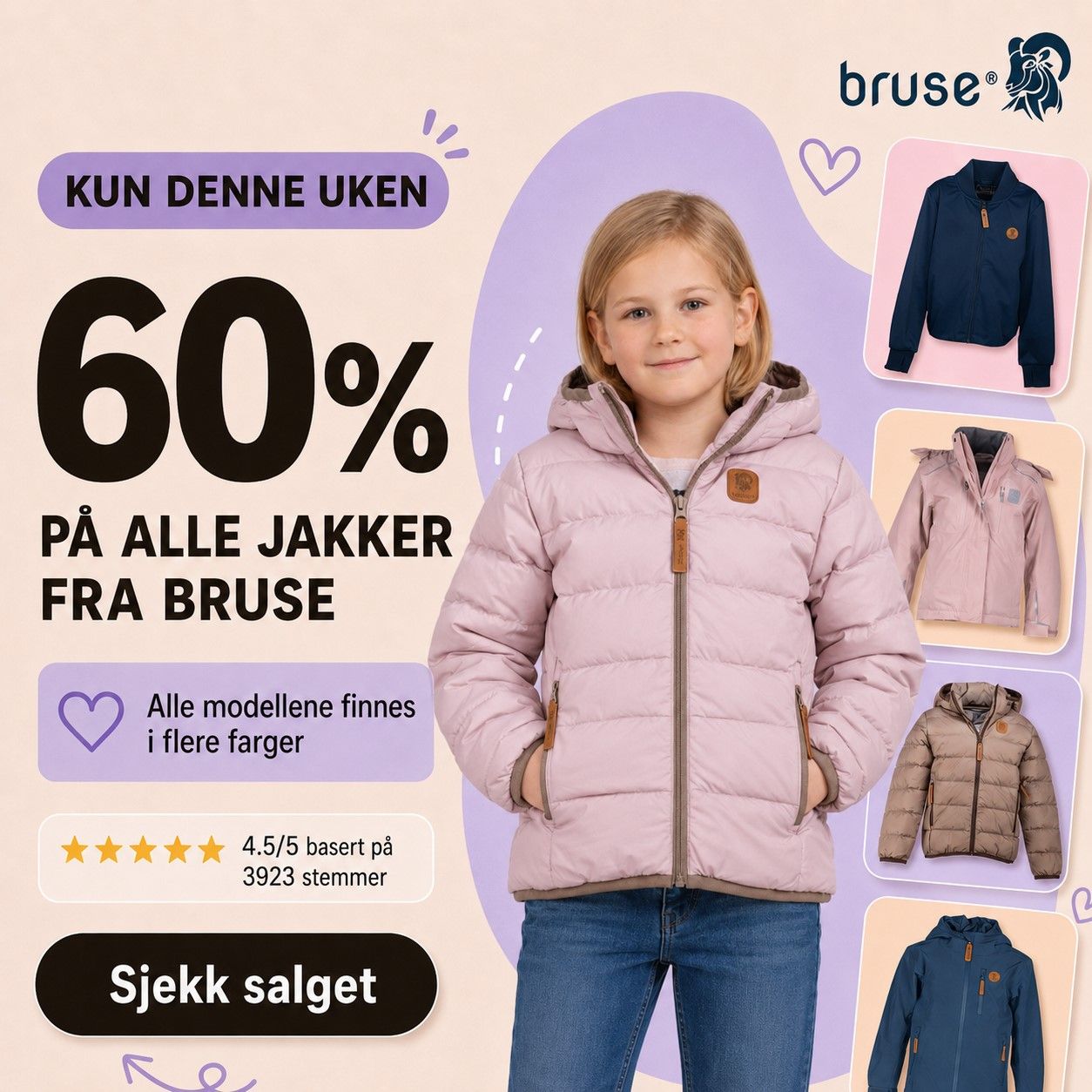Jakke på tilbud