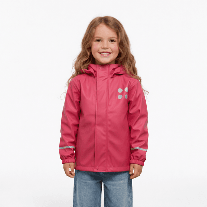 Hovedbilde Regnjakke Barn, Lego Kidswear, Iconic, Rød