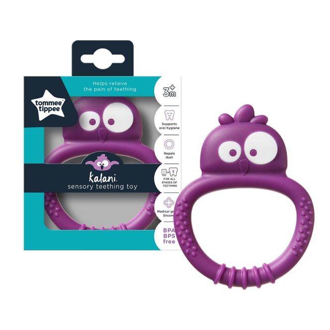 Hovedbilde Tommee Tippee Kalani Sensory bitering Mini / 3mnd+ Lilla