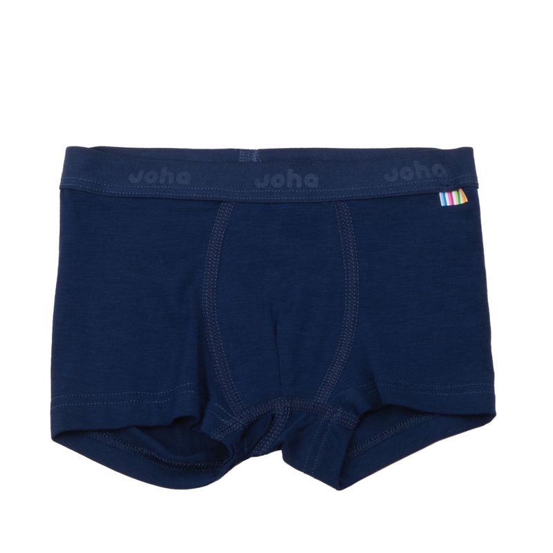 Joha, Boxershorts barn, bambus, marineblå