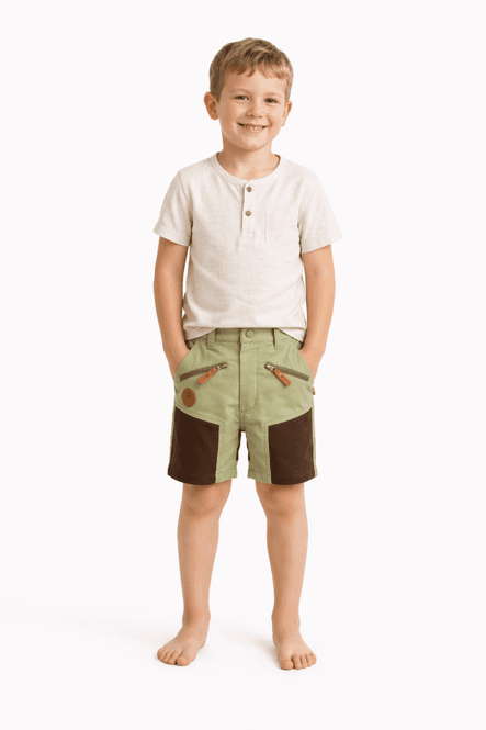 Hovedbilde Bruse softshell shorts, Basstuvåga, Tea