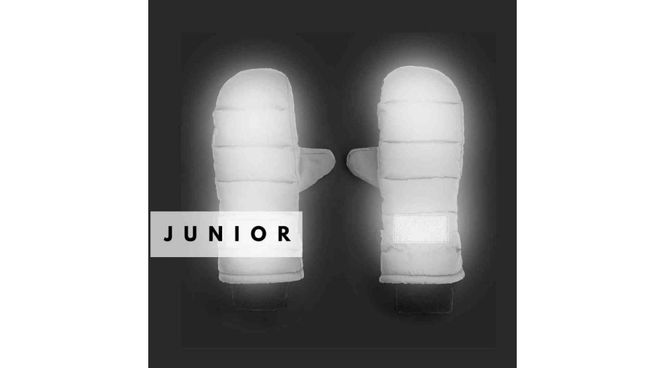 Hovedbilde Morild Junior Bli Sett votter med refleks, sølv